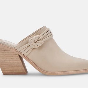 Dolce Vita Heeled Cream Mules size 8.5 (worn once, bought the wrong size)